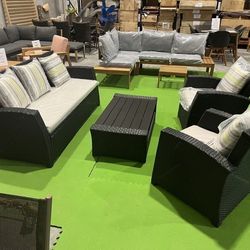 *BRAND NEW* HIGH-QUALITY WICKER Outdoor Seating Set - ask separately