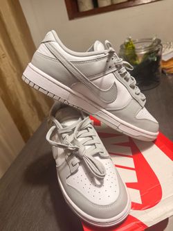 Nike Dunk Low Grey White Sneakers