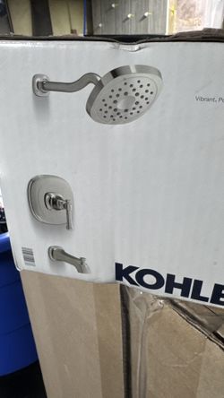 KOHLER Florez Rite-Temp Vibrant Polished Nickel 1-handle 5.97-in...