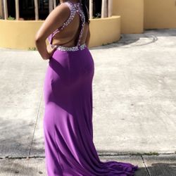 Purple Elegant Dress