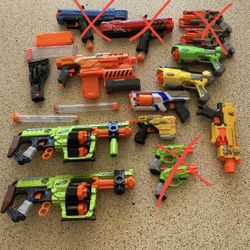 Nerf Gun Lot