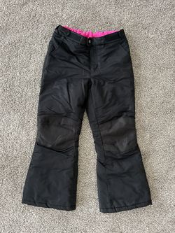 Swiss Tech Snow Pants Black & Pink kids Size 10-12