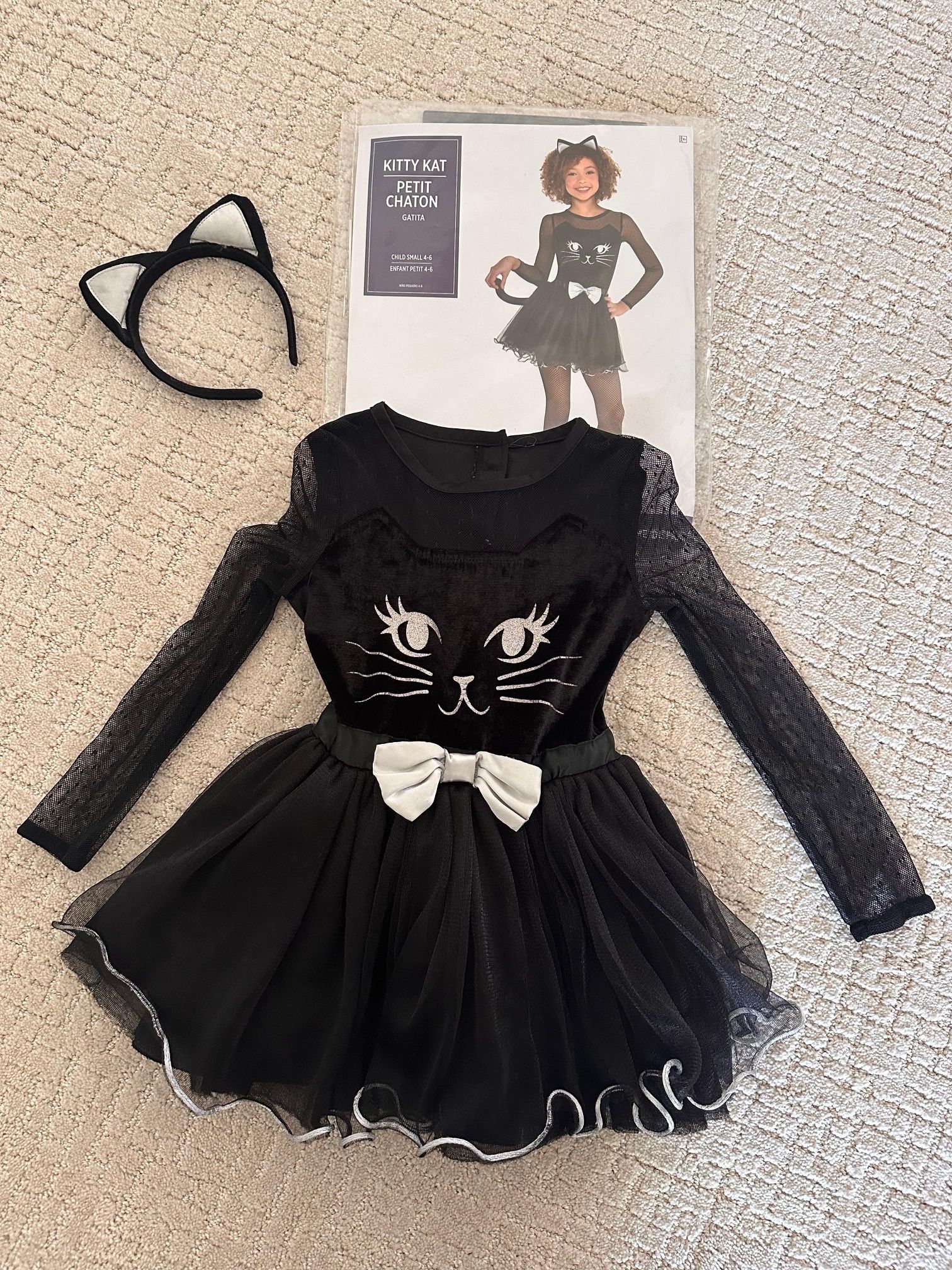 Kitty Kat Costume - Child Small 4-6
