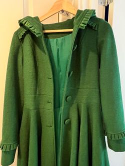 Green Wool Coat