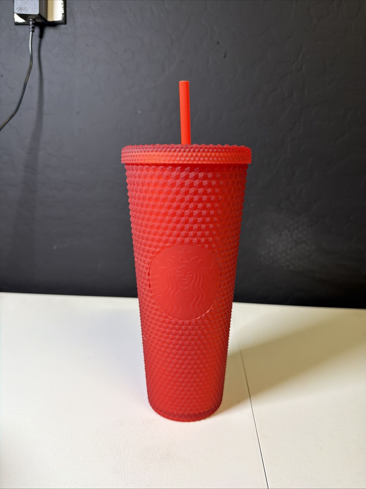 Red Matte Starbucks Tumbler