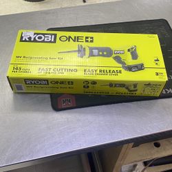 Brand New Ryobi One +!18v Reciprocating Saw Kit 