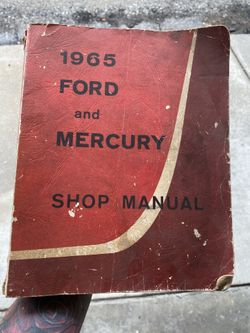 Original 1965 Ford and Mercury Shop Manual