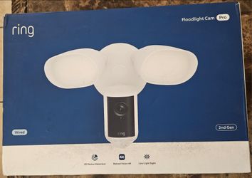 Ring Floodlight Cam Pro Wired (2nd Gen) Retinal 4K – New