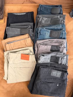 10 Pairs Men’s Jeans & Pants 34x32 — Lucky Brand & More