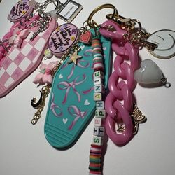 Beaded Motel Keychain Stocking Stuffers 