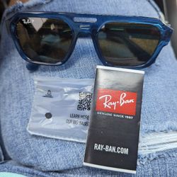 Rayban Sunglasses Blue Brand New 