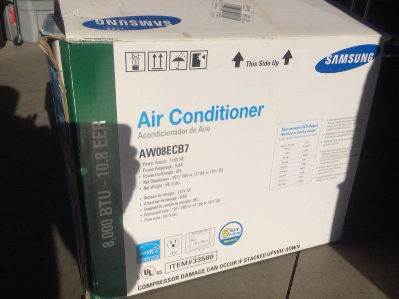 Samsung 8000 BTU Window Air Conditioner