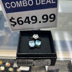 Ring and earrings set