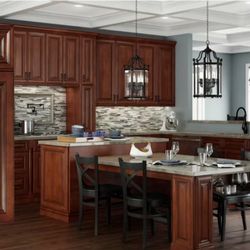 Cabinets made out of all wood on sale! Installation available