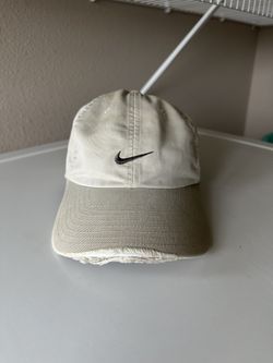 Vintage Nike Hat Beige Mens