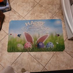 Happy Easter Indoor Outddor Rugs New With Tag