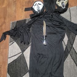 Kids Ghost Face Halloween Costume