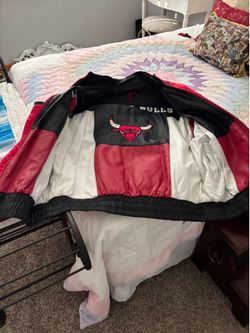 Chicago bulls leather jacket