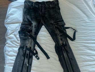 Valabasas Jeans| Men’s Grey and Black