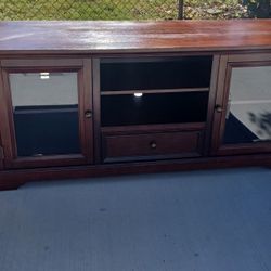 Entertainment Stand-Cherry Finish