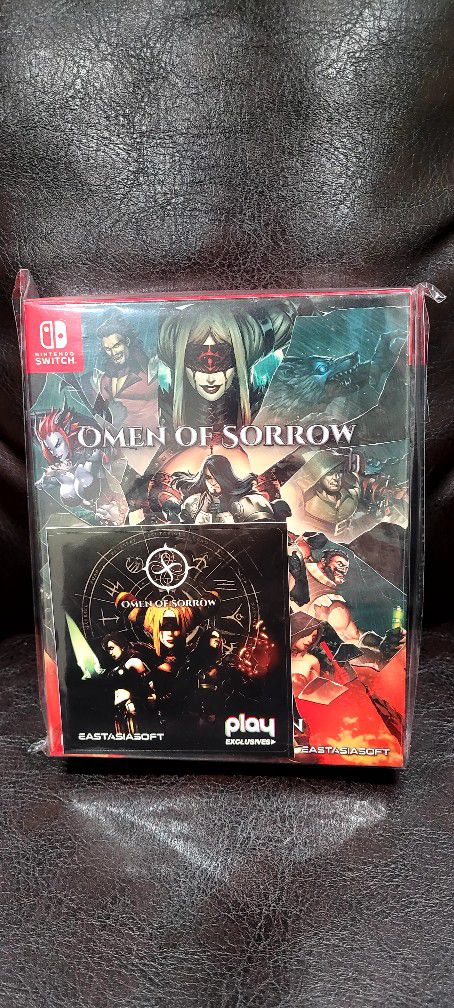 Omen of Sorrow LIMITED EDITION NINTENDO SWITCH Game Playasia NEW SEALED