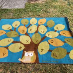 Owl- Phabet Tree Carpet For Kids. 