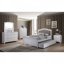 4pc Twin Size Bed Set @Elegant Furniture