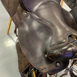 Leather saddle