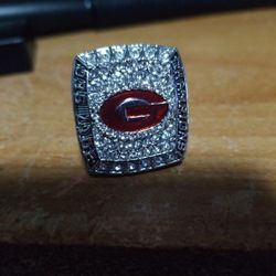 Size 12 Georgia Bulldog CHAMPIONSHIP Ring Kirby SMART