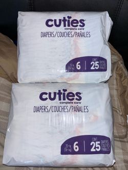 Diapers Size 6
