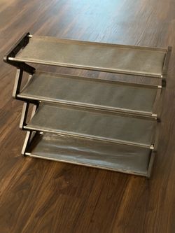 4-Tier Fabric Shoe Rack Organizer