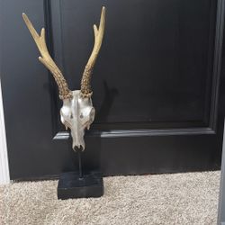 Metal Deer Skull