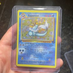 Pokemon 1st Edition Vaporeon Holo (Jungle)