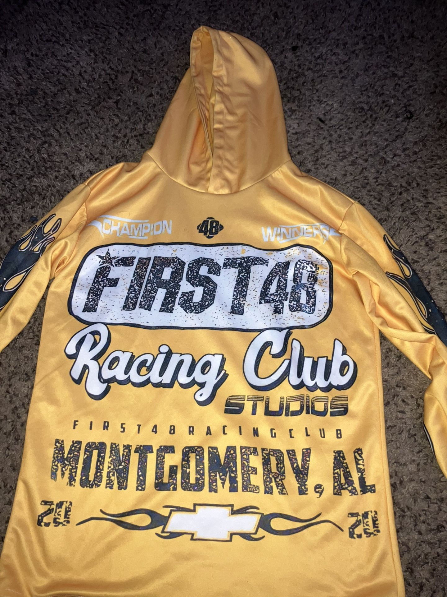 Yellow First 48 Hoodie