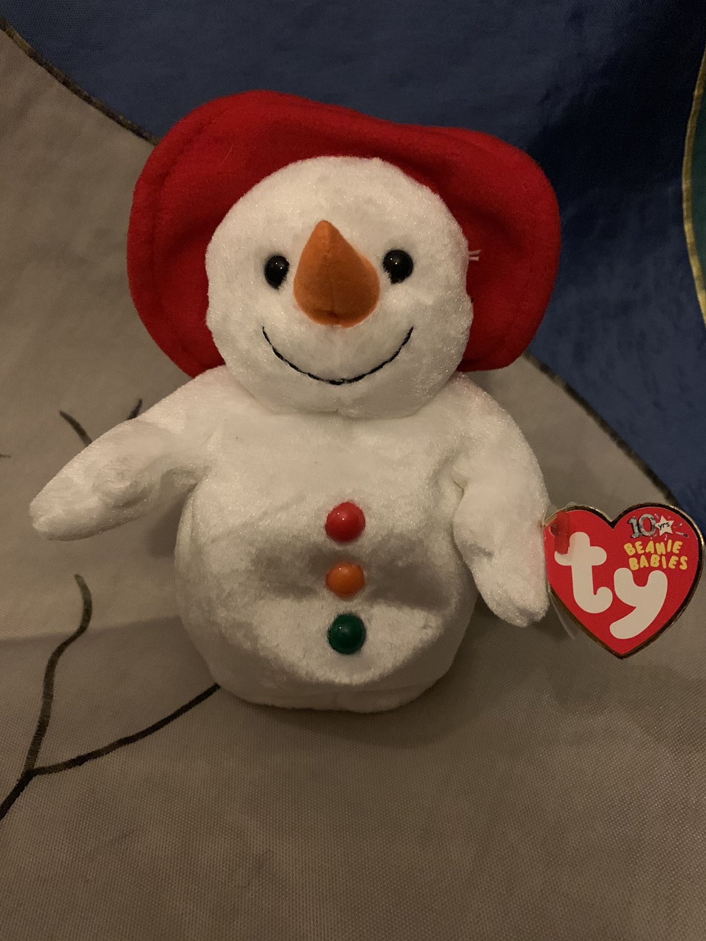 Ty Beanie Babies Snowman “Chillin”