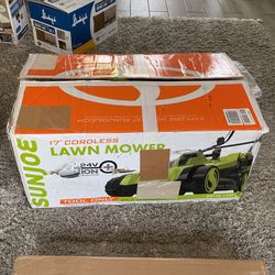 Sunjoe 17” Cordless Lawn Mower