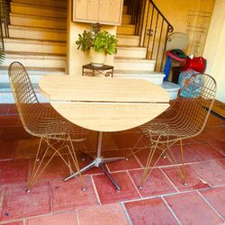 Metal Gold Dining  Or Accent Chairs 