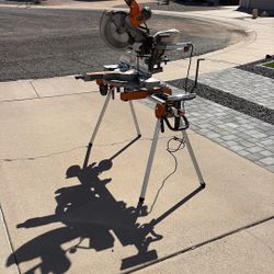 Rigid 12 Inch Miter Saw With Stand