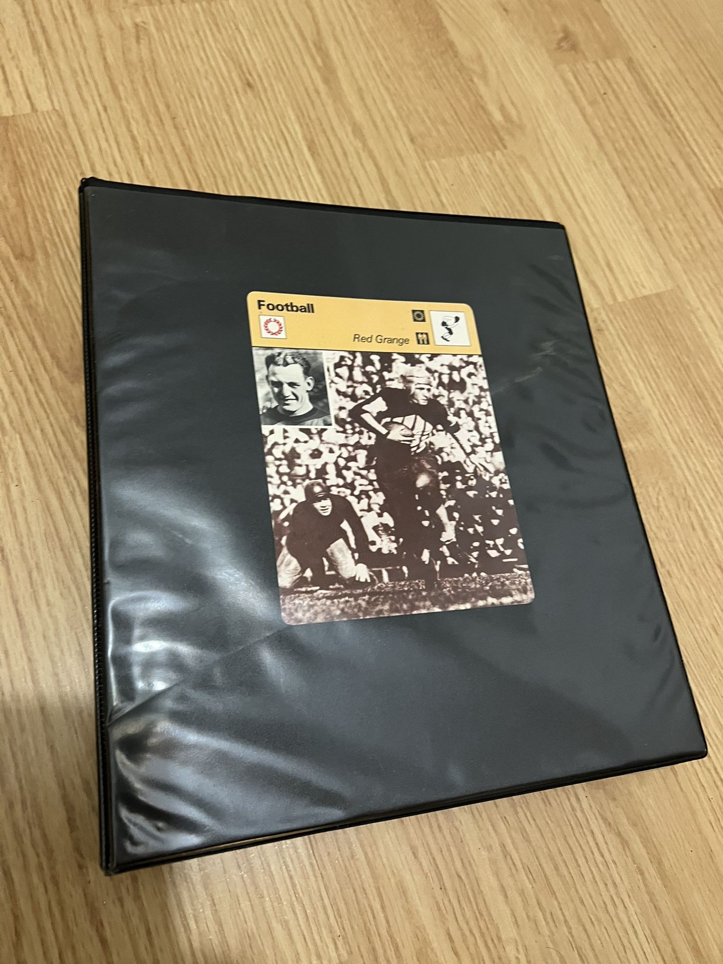 Binder of Older & Newer Football Cards: 135 Count