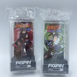 FIGPIN NARUTO SHIPPUDEN ITACHI (ACTION POSE) #532 ENAMEL PIN & SASUKE #533
