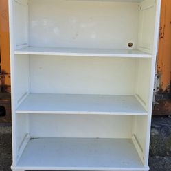 IKEA Bookcase, White, 36"×26 1/2"×13", 3 Shelves Solid Sturdy Office Bedroom 