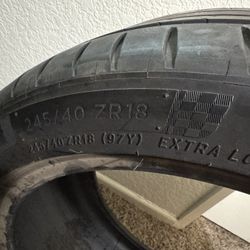 1 Tire Michellin R/18 Good Condition 