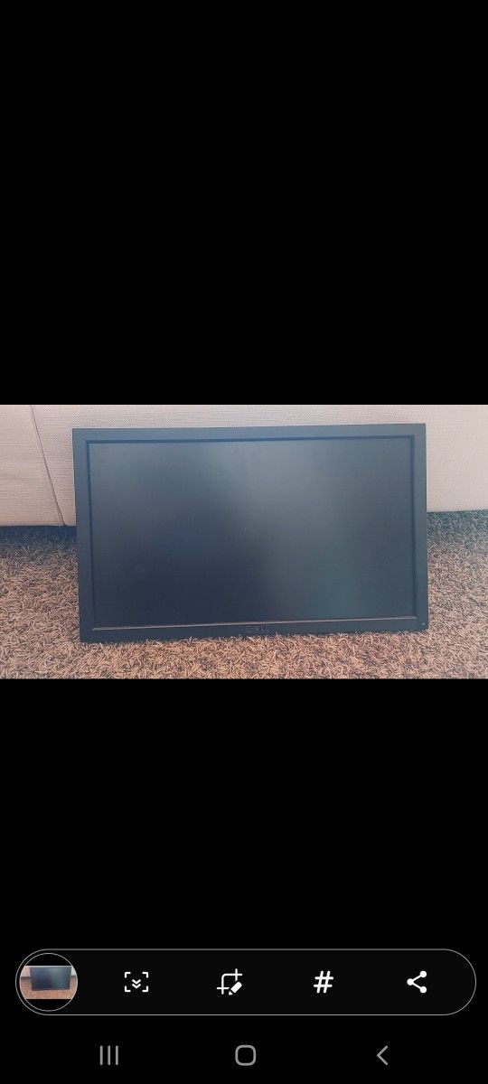 Monitor w Dual Monitor Stand