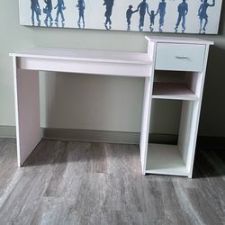 White and Pink desk