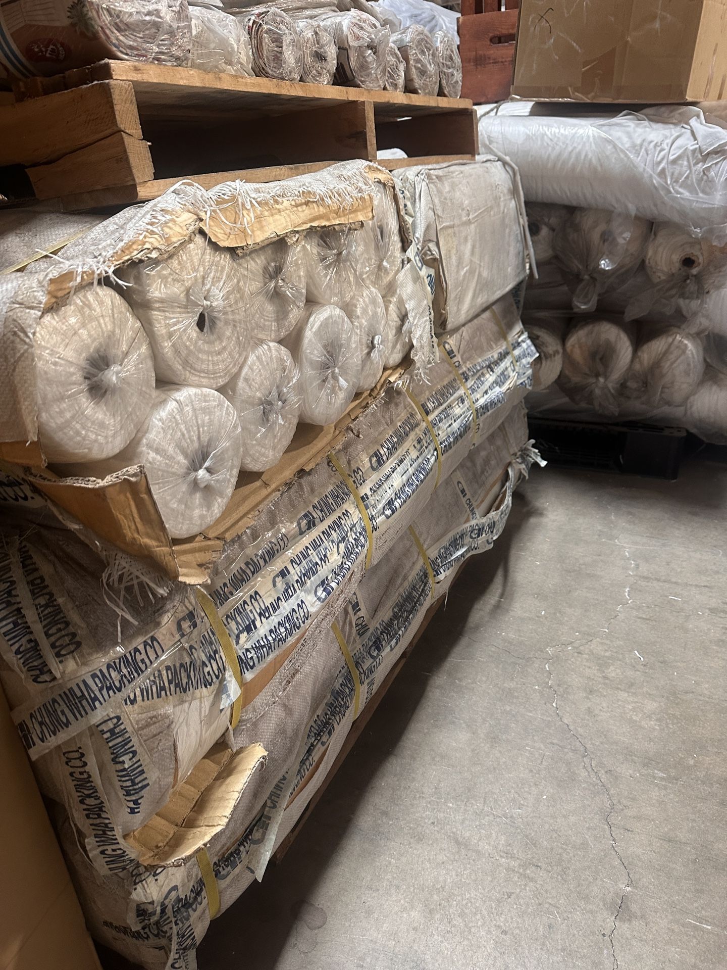 White fabric. Few Thousand Yards
