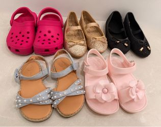 Toddler Girls Shoes Lot Size 6C Bundle