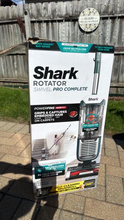 Used one time, shark vacuum rotator swivel pro Complete with Box still under warranty