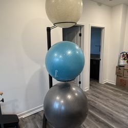 Yoga Balance Ball Storage Rack