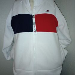 Tommy Hilfiger Women's zip up fleece jacket Size Pm/Pm/Pm 