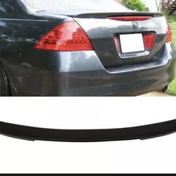 Fits 06-07 Honda Accord 4Dr Sedan OE Factory Style Trunk Spoiler Unpainted ABS